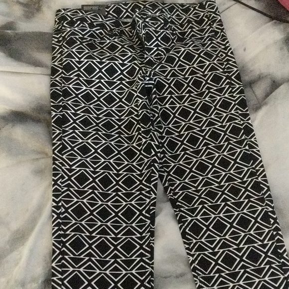 new divided super slim chevron print pants - Picture 1 of 4
